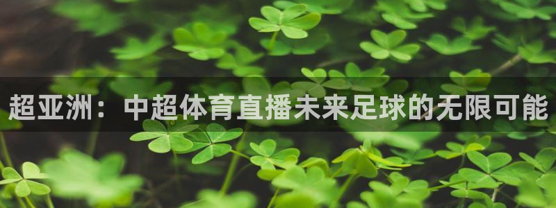 超亚洲：中超体育直播未来足球的无限可能